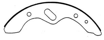 Centric Parts Drum Brake Shoe Heavy Duty for 1991-1989 112.06140