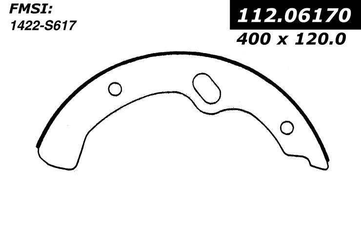 Stoptech Centric Heavy Duty Brake Shoes - Front 112.06170