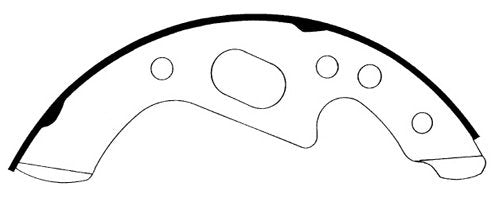Centric Parts Heavy Duty Brake Shoes 112.06690
