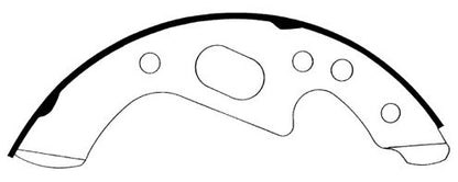 Centric Parts Drum Brake Shoe Heavy Duty for 1991-1988 Chevrolet W5500 Tiltmaster GMC W5500 Forward Isuzu NRR 112.06690