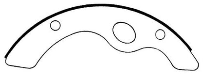 Centric Parts Drum Brake Shoe Heavy Duty for 2004-2012 vehicles 112.06790