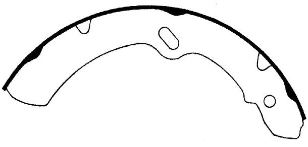 Centric Parts Heavy Duty Brake Shoes 112.06810