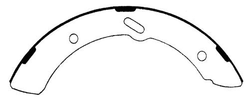Centric Parts Heavy Duty Brake Shoes 112.06820