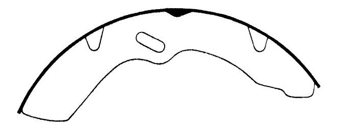 Centric Parts Heavy Duty Brake Shoes 112.06830