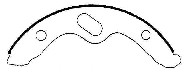 Centric Parts Heavy Duty Brake Shoes 112.06840