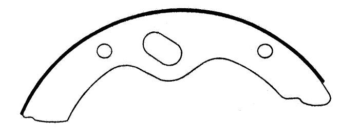 Centric Parts Heavy Duty Brake Shoes 112.06860