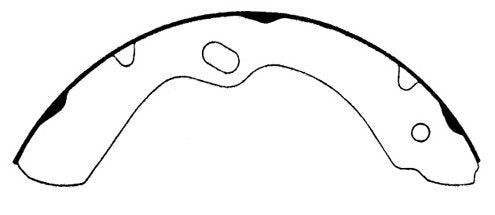 Stoptech Centric Heavy Duty Brake Shoes - Rear 112.06950