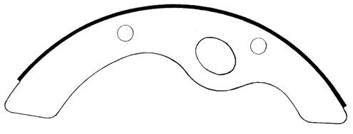 Centric Parts Heavy Duty Brake Shoes 112.07170