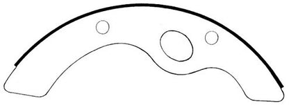 Centric Parts Heavy Duty Brake Shoes 112.07170