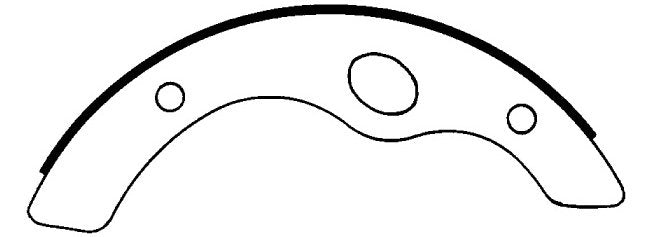 Centric Parts Heavy Duty Brake Shoes 112.07300
