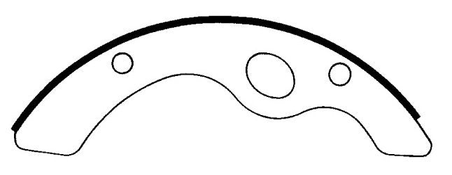 Centric Parts Drum Brake Shoe Heavy Duty 112.07310