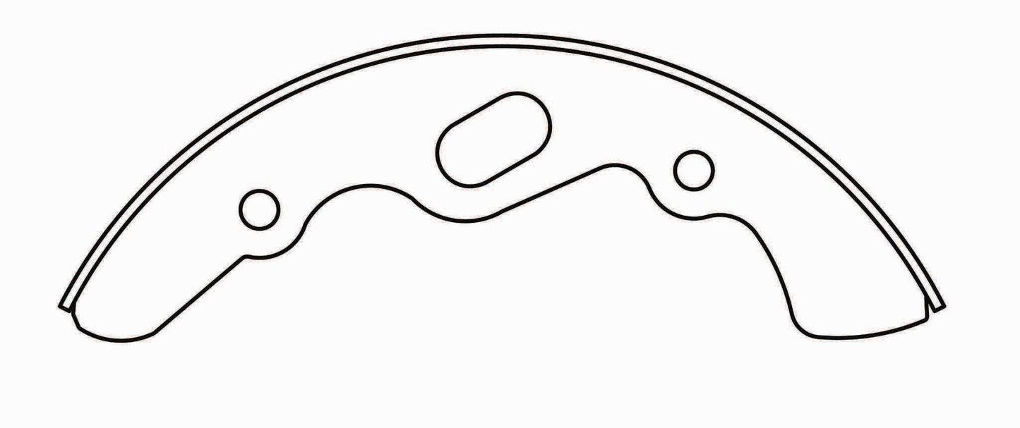 Centric Parts Drum Brake Shoe Heavy Duty 112.08330