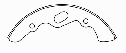 Centric Parts Drum Brake Shoe Heavy Duty 112.08330