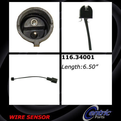 Centric Parts Disc Brake Pad Wear Sensor 116.34001