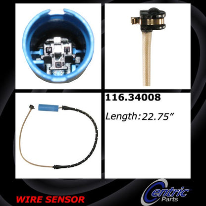 Centric Parts Brake Pad Sensor Wire 116.34008