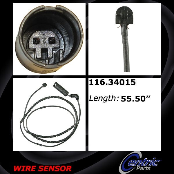 Centric Parts Disc Brake Pad Wear Sensor with Application‑specific fit for 2005-2001 BMW 320i, 323i 2000-1999, 325Ci 2006-2001, 325i 2005-2001, 325xi 2005-2001, 328Ci 2000, 328i 2000-1999, 330Ci 2006-2001, 330i 2005-2001, 330xi 2005-2001 116.34015