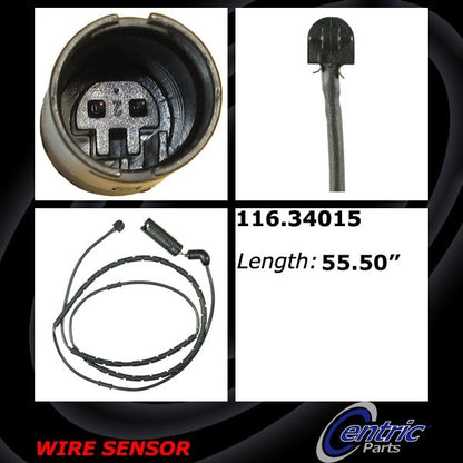Centric Parts Disc Brake Pad Wear Sensor with Application‑specific fit for 2005-2001 BMW 320i, 323i 2000-1999, 325Ci 2006-2001, 325i 2005-2001, 325xi 2005-2001, 328Ci 2000, 328i 2000-1999, 330Ci 2006-2001, 330i 2005-2001, 330xi 2005-2001 116.34015