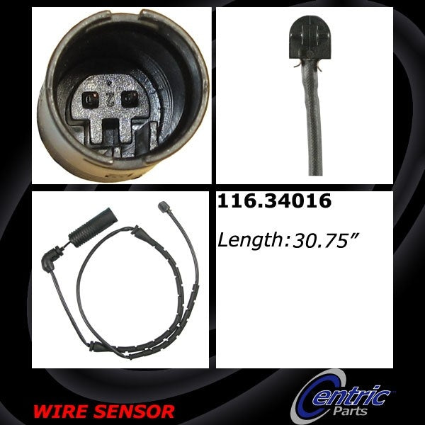 Centric Parts Disc Brake Pad Wear Sensor 116.34016