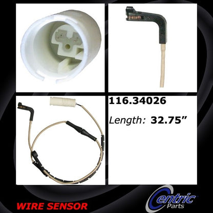 Centric Parts Disc Brake Pad Wear Sensor 116.34026