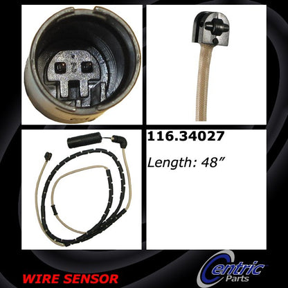 Centric Parts Brake Pad Sensor Wire 116.34027