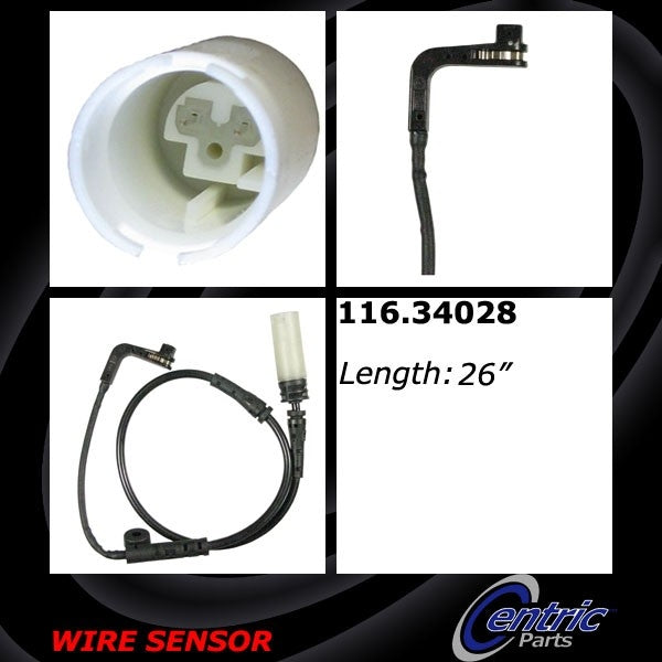 Centric Parts Disc Brake Pad Wear Sensor 116.34028
