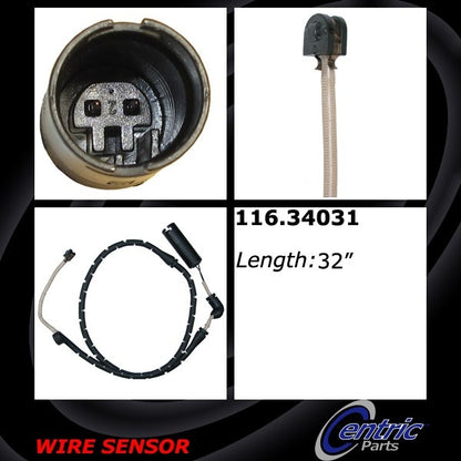 Centric Parts Disc Brake Pad Wear Sensor 116.34031