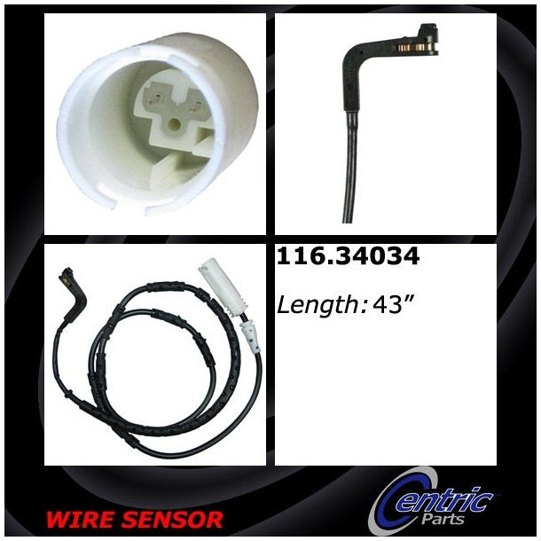 Stoptech Centric 07-11 BMW 335i / 07-10 328i / 08-10 135i Rear Brake Sensor Wire 116.34034