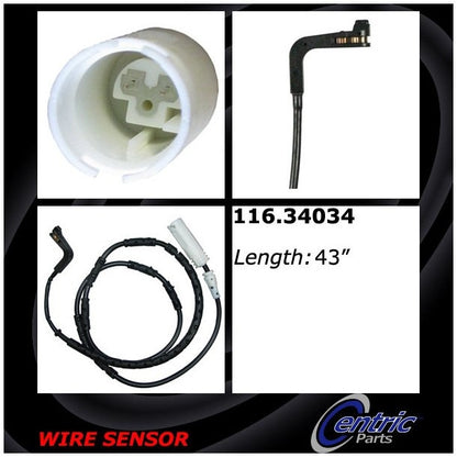Centric Parts Disc Brake Pad Wear Sensor 116.34034