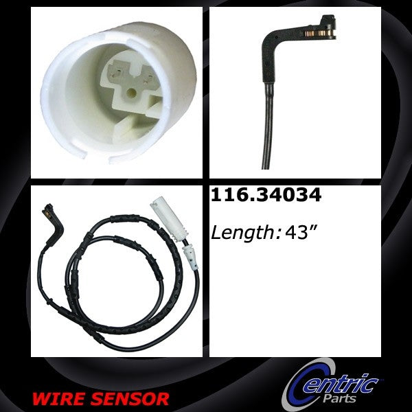 Centric Parts Disc Brake Pad Wear Sensor 116.34034