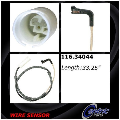 Centric Parts Disc Brake Pad Wear Sensor with Application‑Specific Fit for 2006-2010 BMW 3 Series 116.34044