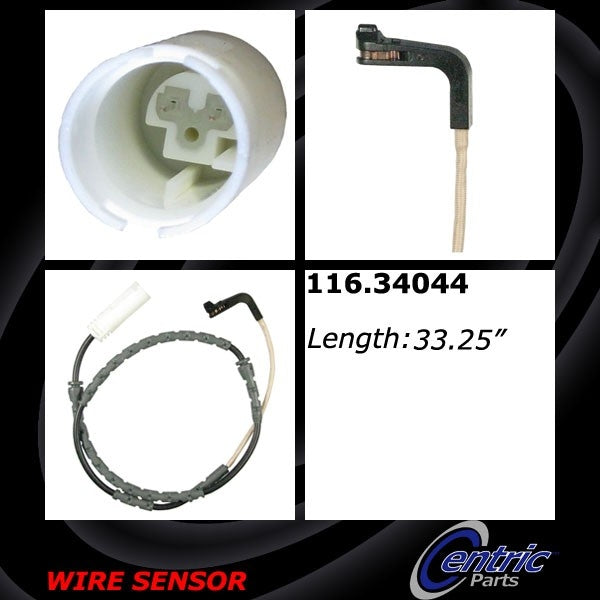Centric Parts Disc Brake Pad Wear Sensor with Application‑Specific Fit for 2006-2010 BMW 3 Series 116.34044