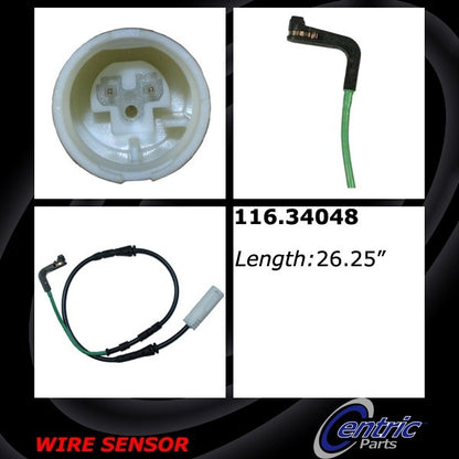 Stoptech Centric 08-13 BMW M3 Front Driver Side Brake Pad Sensor Wire 116.34048