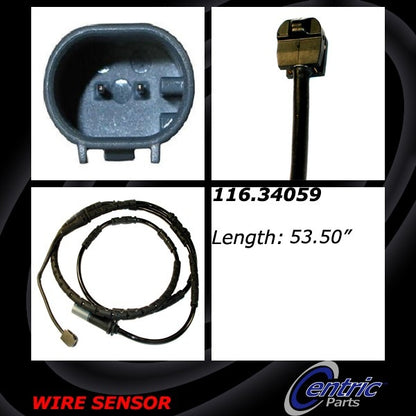 Centric Parts Brake Pad Sensor Wire 116.34059