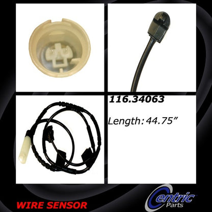 Centric Parts Disc Brake Pad Wear Sensor for 2011-2016 Mini Cooper 116.34063