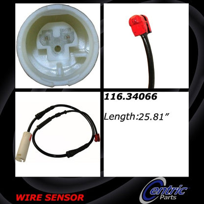 Centric Parts Brake Pad Sensor Wire 116.34066