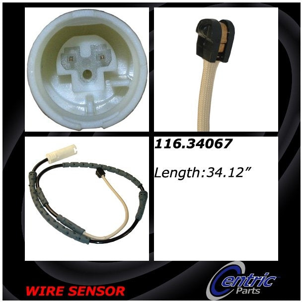 Centric Parts Disc Brake Pad Wear Sensor for BMW 328i xDrive 2012-2011, 335i xDrive 2013-2011, X1 2015-2010 116.34067