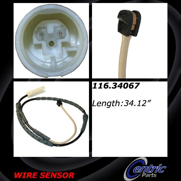 Centric Parts Disc Brake Pad Wear Sensor for BMW 328i xDrive 2012-2011, 335i xDrive 2013-2011, X1 2015-2010 116.34067