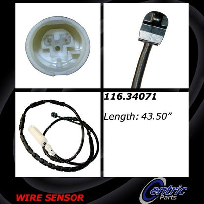 Centric Parts Disc Brake Pad Wear Sensor for 2006-2013 BMW 128i 135i 323i 325i 328i xDrive 335i xDrive 116.34071
