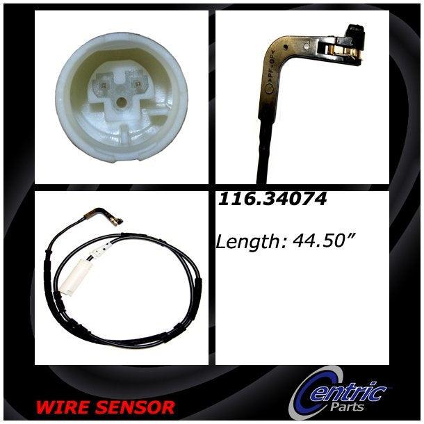 Centric Parts Disc Brake Pad Wear Sensor for 2010-2014 BMW X1 116.34074