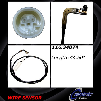 Centric Parts Brake Pad Sensor Wire 116.34074