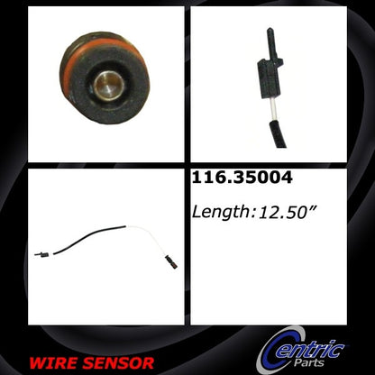 Centric Parts Brake Pad Sensor Wire 116.35004