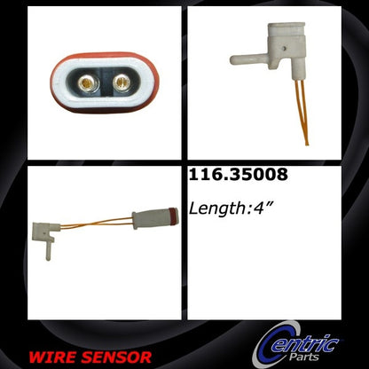 Centric Parts Disc Brake Pad Wear Sensor 116.35008
