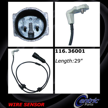Centric Parts Brake Pad Sensor Wire 116.36001