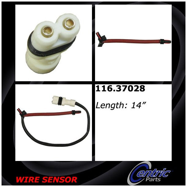 Centric Parts Brake Pad Sensor Wire 116.37028