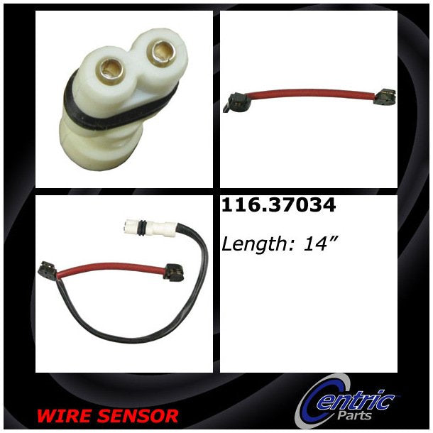 Stoptech Centric 08-12 Porsche Cayman (W/Iron Rotors) Front Driver Side Brake Pad Sensor Wire 116.37034