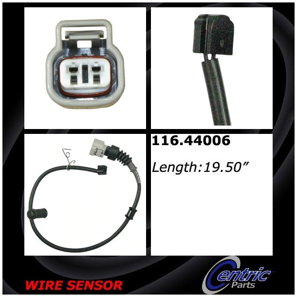 Centric Parts Disc Brake Pad Wear Sensor Brake Pad Sensor Wire for 2001-2006 Lexus LS430 116.44006
