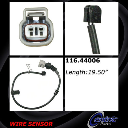 Stoptech Centric 01-06 Lexus LS430 Rear Disc Pad Sensor Wire 116.44006