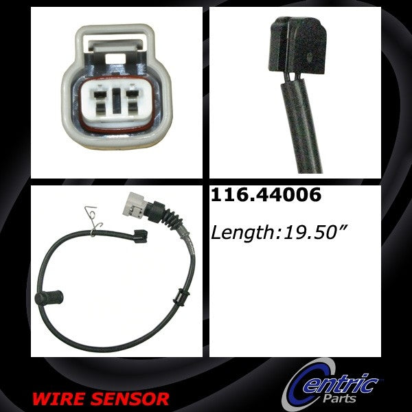 Centric Parts Disc Brake Pad Wear Sensor Brake Pad Sensor Wire for 2001-2006 Lexus LS430 116.44006