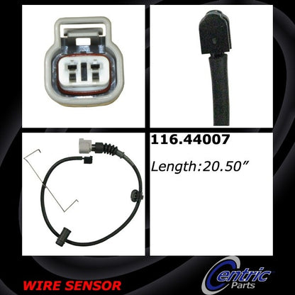 Centric Parts Disc Brake Pad Wear Sensor for 2007-2017 Lexus LS460, 2018-2022 LS500/LS500h, and 2008-2016 LS600h 116.44007