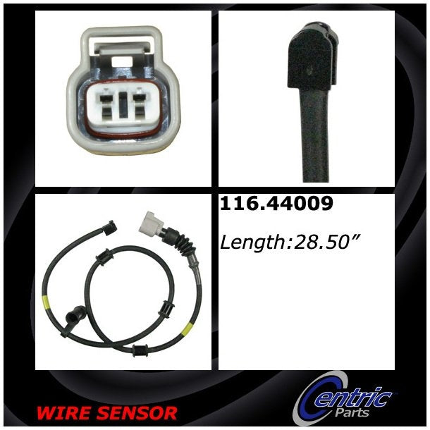 Centric Parts Disc Brake Pad Wear Sensor for 2007-2017 Lexus LS460, 2008-2016 Lexus LS600h 116.44009